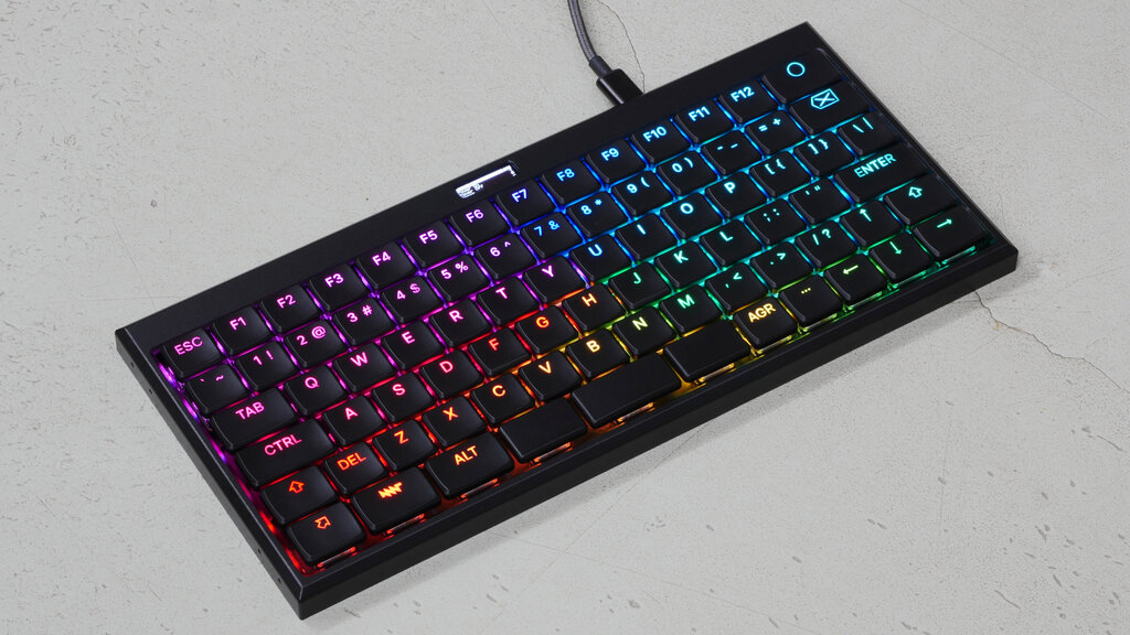 MNT Reform Keyboard - deep black - Rainbow overview