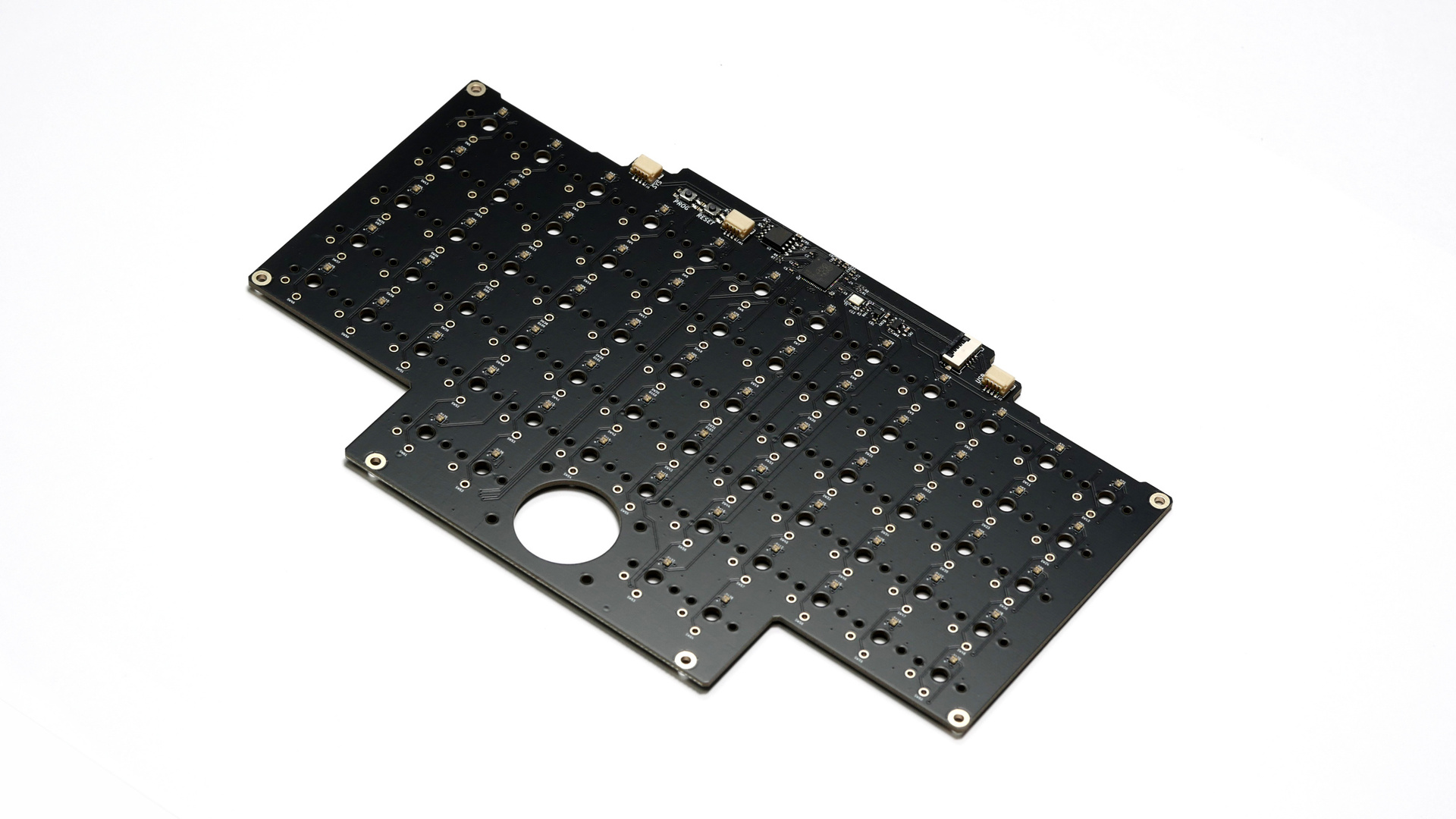 populated MNT Pocket Reform Keyboard PCB