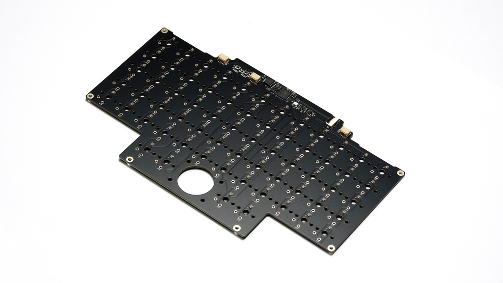 populated MNT Pocket Reform Keyboard PCB