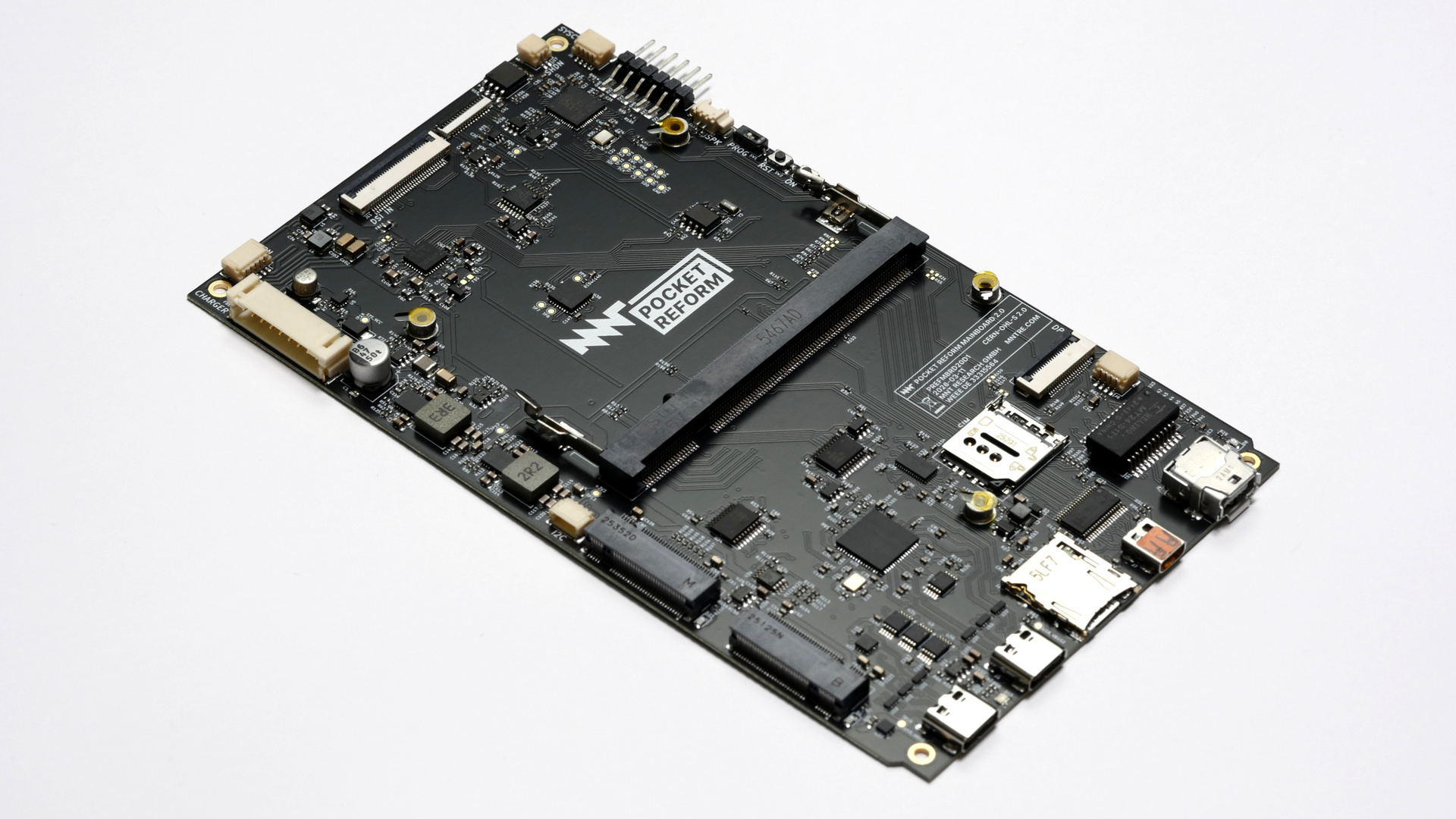 MNT Pocket Reform Mainboard 2.0 overview