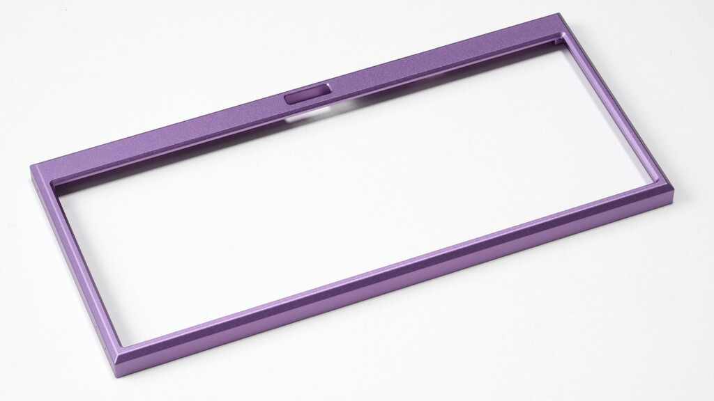 MNT Reform Standalone Keyboard Case Part (Top) - Outside (Purple)