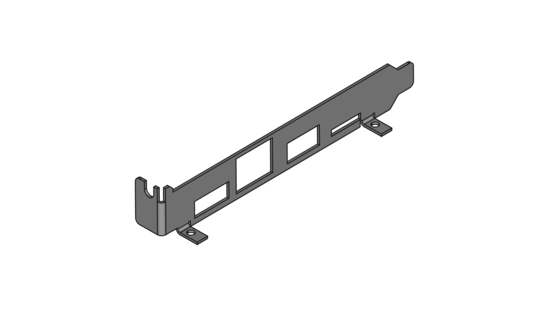 ZZ9000 bracket 3D render